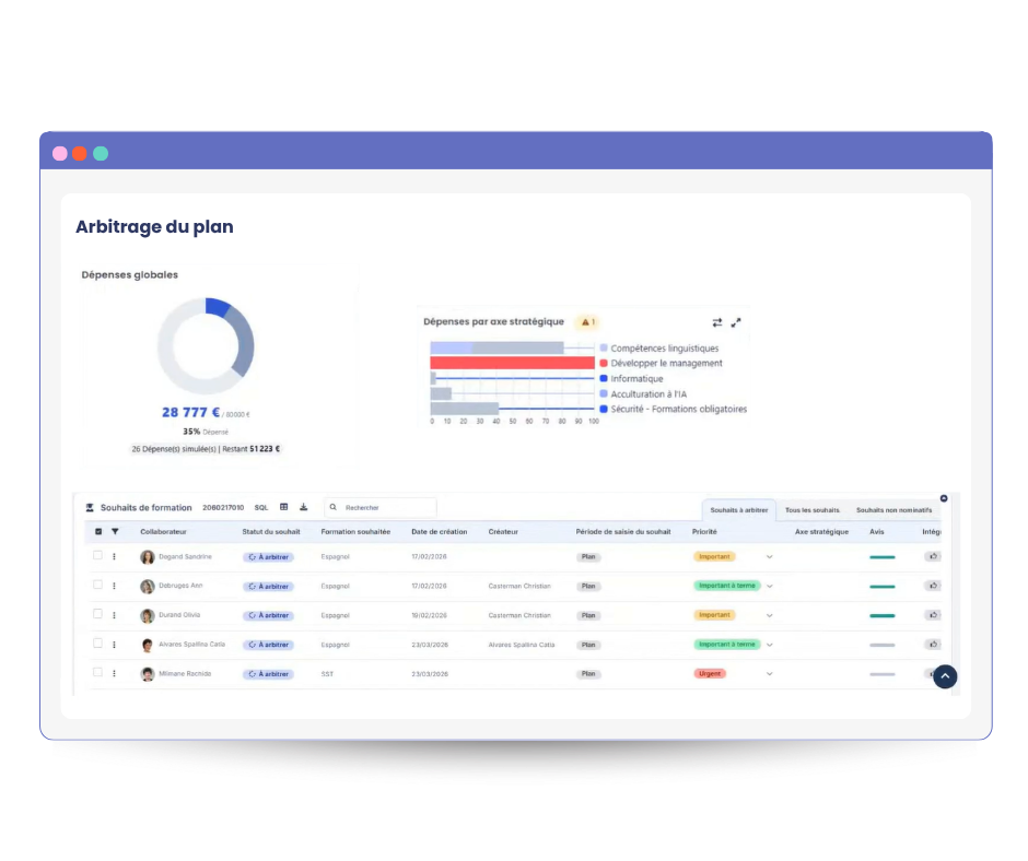 Logiciel gestion plan de formation mpleo - Septeo HR