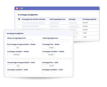Enveloppe budgétaire - Logiciel révision salariale mpleo
